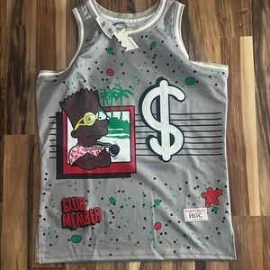 HGC Grey TISA basketball jersey size XL NWT